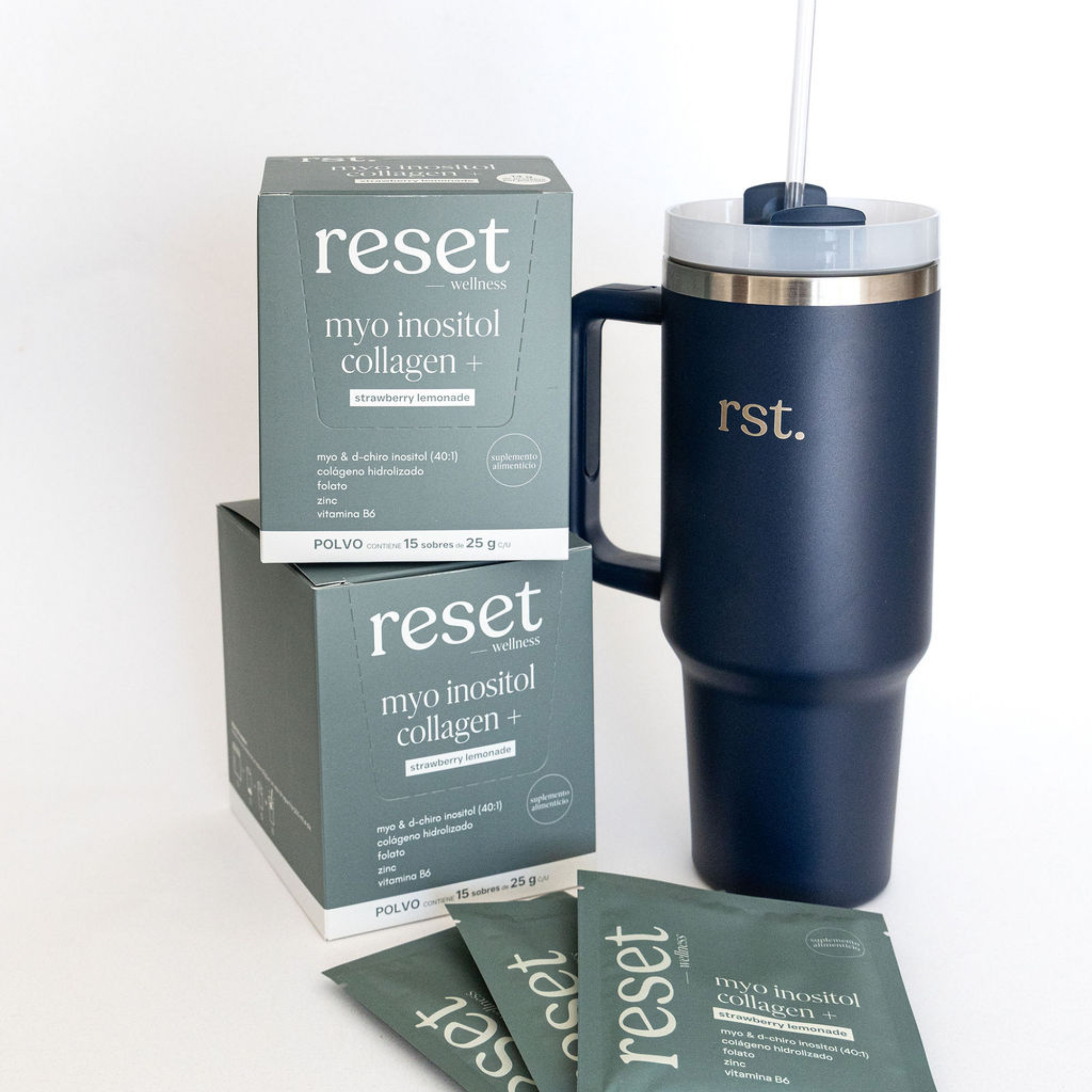 Myo inositol Collagen+ Sabor Strawberry Lemonade (Sachets)