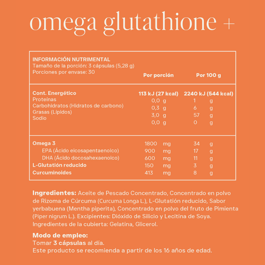 Omega glutathione +