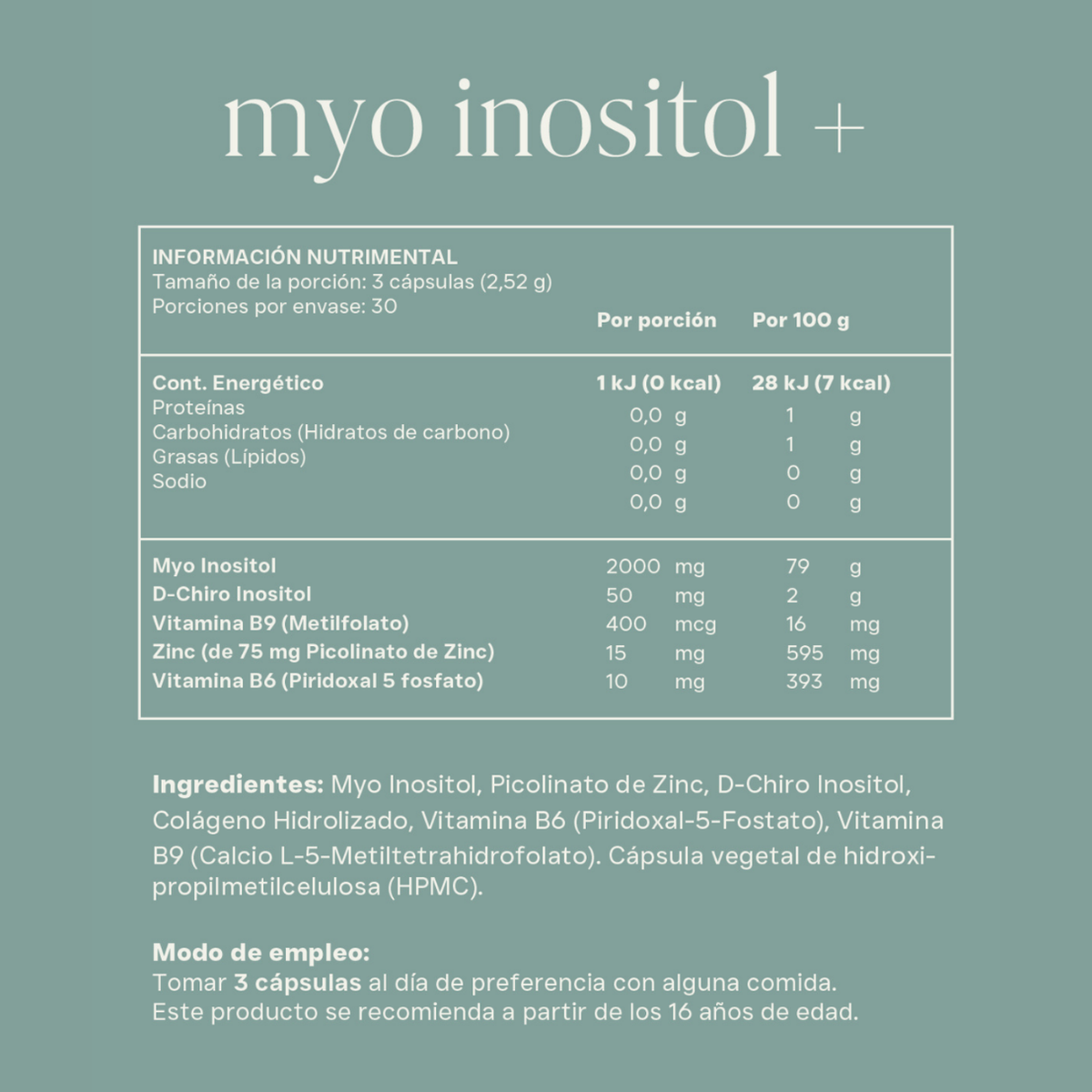 Myo inositol +