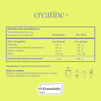 Creatine + Sin Sabor 300g