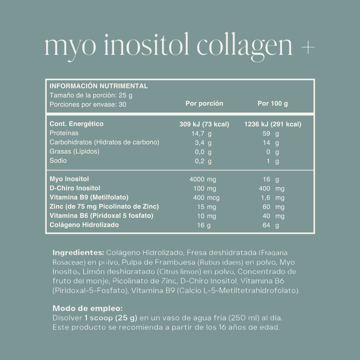 Myo Inositol Collagen +
