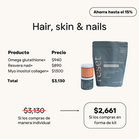 Hair, skin, & nails kit