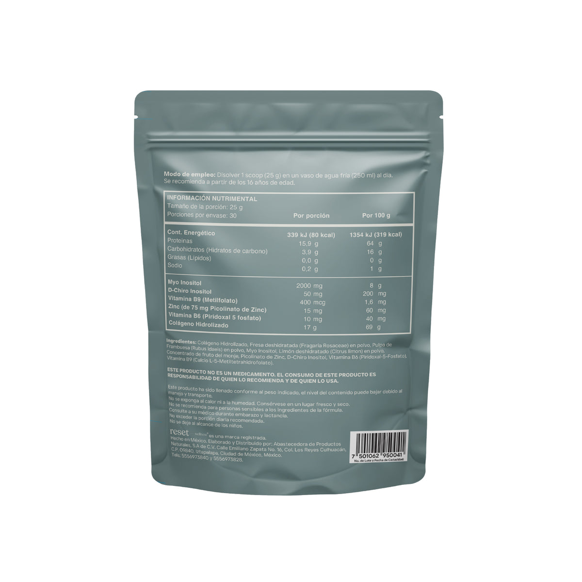 Myo Inositol Collagen + reverso