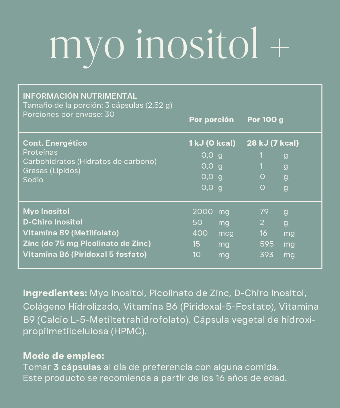 Myo inositol +