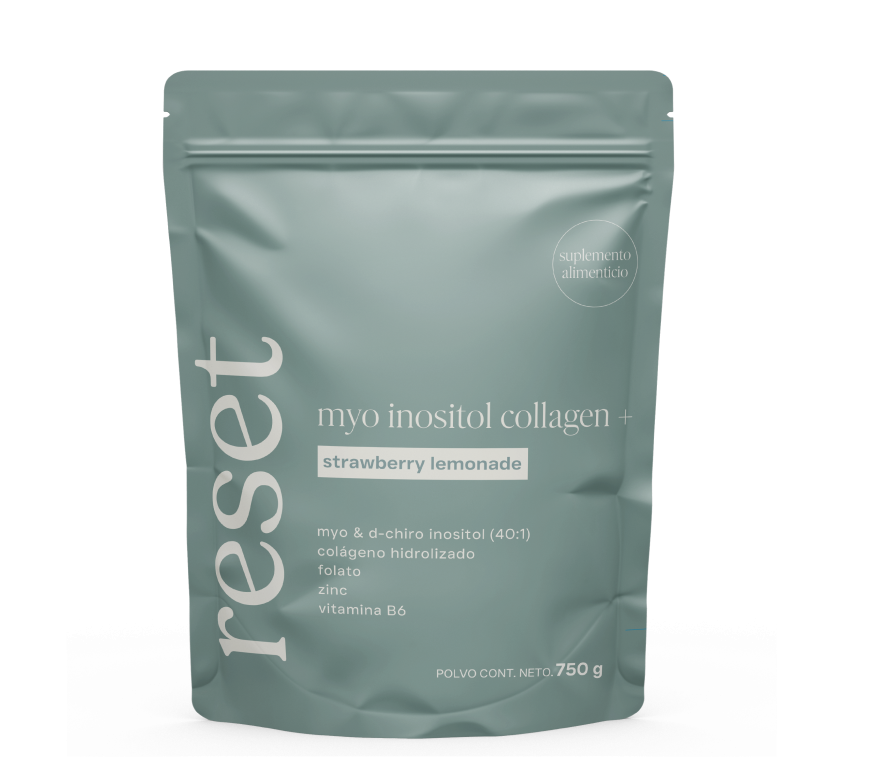 Myo Inositol Collagen + Strawberry Lemonade bolsa 750 g